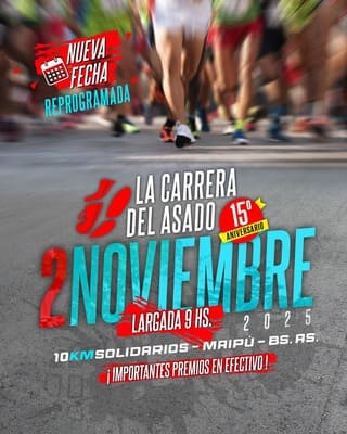 10K SOLIDARIOS MAIPÚ 15ºEDICIÓN- LA CARRERA DEL ASADO