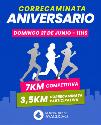 CORRECAMINATA 160 ANIVERSARIO AYACUCHO 2026